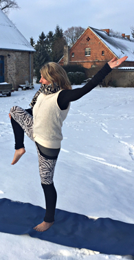 Yoga im Schnee